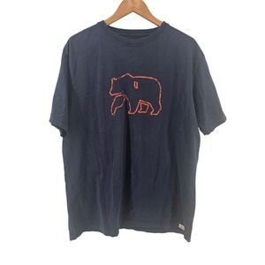 The Normal Brand Navy Blue Bear Shirt XL Outdoor Lifestyle St. Louis